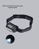 Gece Balıkçılığı İçin Ultra Parlak Şarjlı Kafa Lambası | 4 Işık Modu + USB Şarj - 2