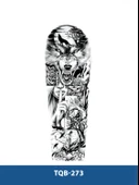 TQB-273 KURT VE KADIN DESEN GEÇİCİ KOL DÖVMESİ-TATTO thumbnail 1
