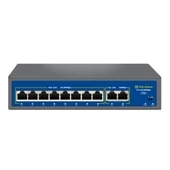 Novacom NVC-HIF0820FBL-C 8+2 Port 120W 10/100Mbps Poe Switch 250M Extend Modlu - 1