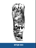 MTQB-003 MASKELİ AMİGO DESEN GEÇİCİ KOL DÖVMESİ-TATTO thumbnail 1
