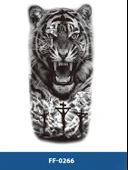 FF-266 ORTA BOY ASLAN DESEN GEÇİCİ DÖVME-TATTO thumbnail 1