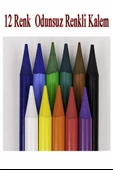 Odunsuz Grafiti Kalemi 12 Renk ve 3 Siyah 1 Paket Odunsuz Kömür Kalemi Füzen Çizim Eskiz Kalemi Karakalem Kalemi - 4