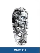 MGZXT-010 ZEUS VE GEMİSİ DESEN GEÇİCİ YARIM KOL KAPLAMA DÖVMESİ-TATTO thumbnail 1