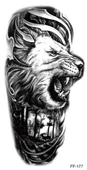 FF-177 ORTA BOY ASLAN VE ORMAN DESEN GEÇİCİ DÖVME-TATTO thumbnail 1