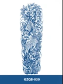 GZQB-030 YARI KALICI SİNEK KUŞU VE GÜL DESEN KOL DÖVMESİ-TATTO thumbnail 1