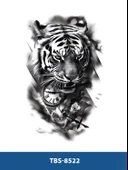 TBS-8522 ORTA BOY KAPLAN DESEN GEÇİCİ DÖVME-TATTO thumbnail 1