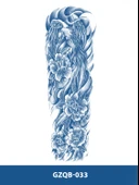 GZQB-033 YARI KALICI KARTAL VE GÜL DESEN KOL DÖVMESİ-TATTO thumbnail 1