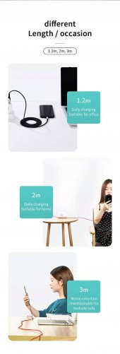 Joyroom S-M411 Sharp Serisi Type-C Şarj ve Data Kablosu 2M Kırmızı - 7