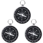 Mini Paslanmaz Alüminyum Pusula G44-2B Gümüş - 1