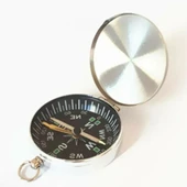 Mini Taşınabilir  Kapaklı Cep Saati Model Alüminyum Iğne Kılıtlı  Pusula G45-1 - 1