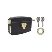 Tirajlı Kilit Oval Karşılıksız Siyah YM-600 Yuma - 1