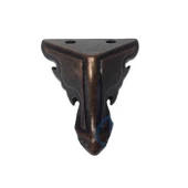 Kelebek Ahşap, Sunta Sandık Ayağı, Kutu Ayak 3,5 cm - Eskitme - 1