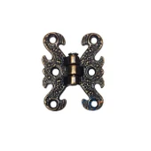 Zamak Kelebek Menteşe - Küçük, 30x40mm, Oksit, 100 Adet - 1