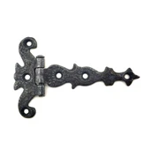 Antika Tarz Dekoratif Pirinç Kuyruklu Kelebek Menteşe - 63x100 mm, Oksit - 1