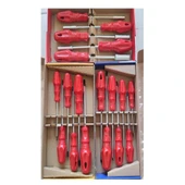 18 Parça Lokma - Torx - Düz ve Yıldız Tornavida Seti Takımı - 1