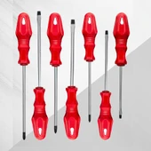 7 li Tornavida Seti 4 Adet Düz - 3 Adet Yıldız Tornavida - 1