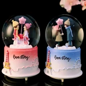 Orta Boy Kar Küresi Sevgili - 1