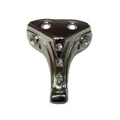 Moda Taşlı Ahşap, Mdf, Sunta Sandık Ayağı, Kutu Ayak 3,5 cm - Nikel - 1