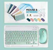 ZR20Km Yeşil Kablosuz Klavye Mouse Set - 1