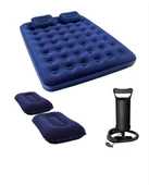 Çift Kişilik Şişme Yatak - 2 Yastık Ve El Pompası Hediyeli thumbnail 2