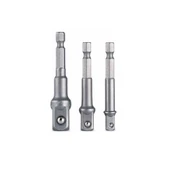 Hex Plus Lokma Adaptörü 3 Parça Set 1/4-3/8-1/2 MM DMX4712 - 1
