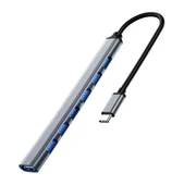 ZR289 Ads 303/C Type-C 7 Port Metal Usb Hub - 1