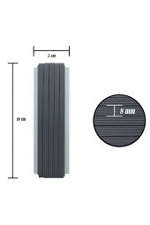 8mm Yassı Lateks Lastik/10 Metre Bel, Paça ve Don Lastiği - 12
