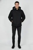 Erkek Büyük Beden Kapüşonlu Mevsimlik Spor Mont 99538 BBGL-ST04877 thumbnail 1