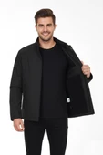 Erkek Büyük Beden Hakim Yaka Spor Mont 99547 BBGL-ST04878 thumbnail 5