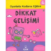 Dikkat Gelişimi 5+ Yaş Oyunlarla Kodlama - 1