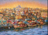 Nova 1000 Parça İstanbul Eminönü Balıkçıları Puzzle - Nikolay Sivenkov thumbnail 1