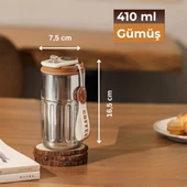 Akıllı Led Sıcaklık Göstergeli Çelik Termos/Mug-400 ml thumbnail 2