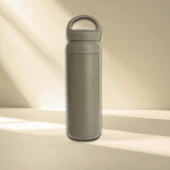 Paslanmaz Çelik Tutacaklı Termos 500 ml -Vakumlu Sızdırmaz Termos thumbnail 1