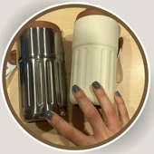 Akıllı Led Sıcaklık Göstergeli Çelik Termos/Mug-400 ml thumbnail 7