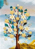 Nova Puzzle 1000 Parça Altın Sarısı Ağaç Puzzle - 3