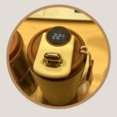 Akıllı Led Sıcaklık Göstergeli Çelik Termos/Mug-400 ml thumbnail 8