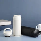 Paslanmaz Çelik Tutacaklı Termos 500 ml -Vakumlu Sızdırmaz Termos thumbnail 10