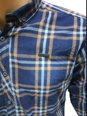 Tarz Erkek Slim Fit Yıkama Kot Gömlek 1001 thumbnail 8