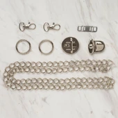 Loren Çanta Aksesuar Seti Gümüş - 1