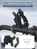 Reflektörlü Sarsıntı & Titreşim Engelli Led Işıklı Gidon Ve Koruma Demiri Bağlantılı Matara Tutucu thumbnail 3