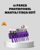 12 Parça Makyaj Fırça Seti – Profesyonel ve Günlük Kullanıma Uygun thumbnail 1