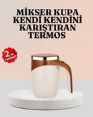 Paslanmaz Çelik Şarjlı Karıştırma Kupa – Otomatik Manyetik Blender Fincan - 1