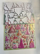 Sticker Prenses Elbise Giydirme Etkinlik Oyunu 2 Kartela Birden Model8 thumbnail 2