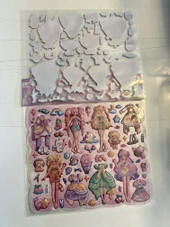 Sticker Prenses Elbise Giydirme Etkinlik Oyunu 2 Kartela Birden Model1 thumbnail 2