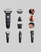 İnsua Erkek Bakım Seti – 3 Başlıklı Şarjlı Tıraş Makinesi, 60 Dakika Kablosuz Kullanım thumbnail 5