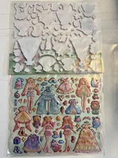 Sticker Prenses Elbise Giydirme Etkinlik Oyunu 2 Kartela Birden Model9 thumbnail 2