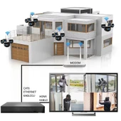 HiEasy 16 Kameralı 8MP NVR Güvenlik Seti (4TB HDD Dahil) – 4K AOV PTZ Kontrol H.265+ 7/24 Kayıt thumbnail 2