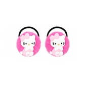 Hello Kity Peluş Lastikli Kız Çocuk Toka Set 2li thumbnail 8