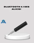 Bluetooth 4.1 Müzik Alıcısı 3.5mm Aux Girişli Mini Kablosuz Adaptör - 1