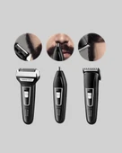 İnsua 3’lü Tıraş Makinesi – 3 Farklı Kesim Başlığı, Güçlü Motor, 60 Dakika Kullanım thumbnail 3